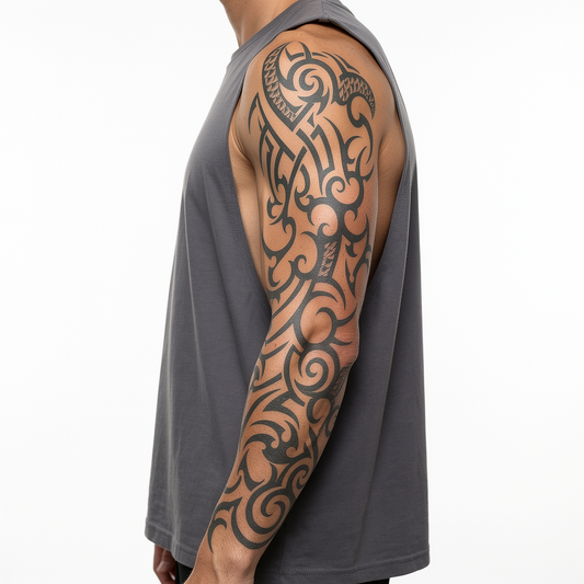 Tribal, Swirls & Spikes