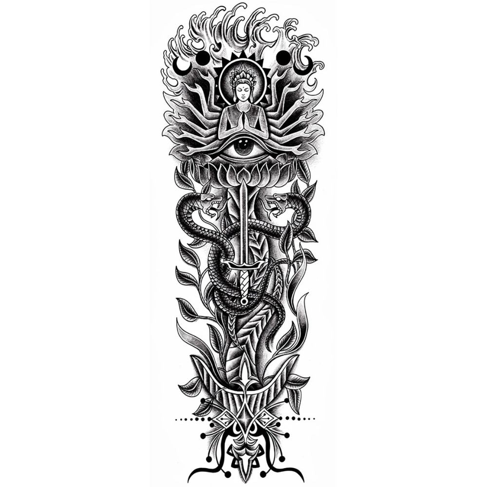 Buddha, Third Eye & Snakes