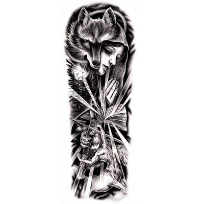 Wolf, Praying Woman & Archer
