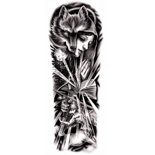 Wolf, Praying Woman & Archer