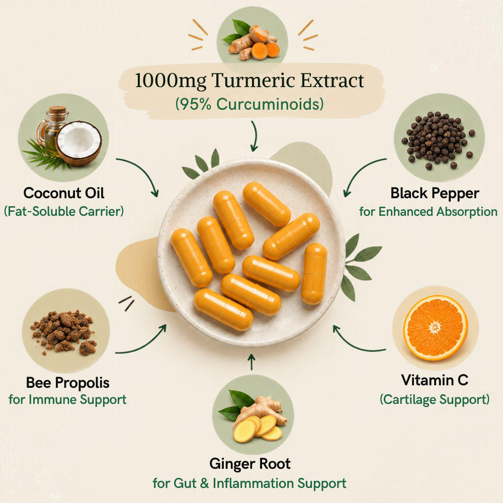 Turmeric Curcumin Capsules (1,000mg)