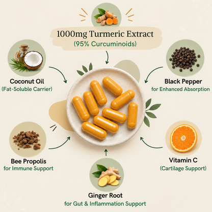 Turmeric Curcumin Capsules (1,000mg)