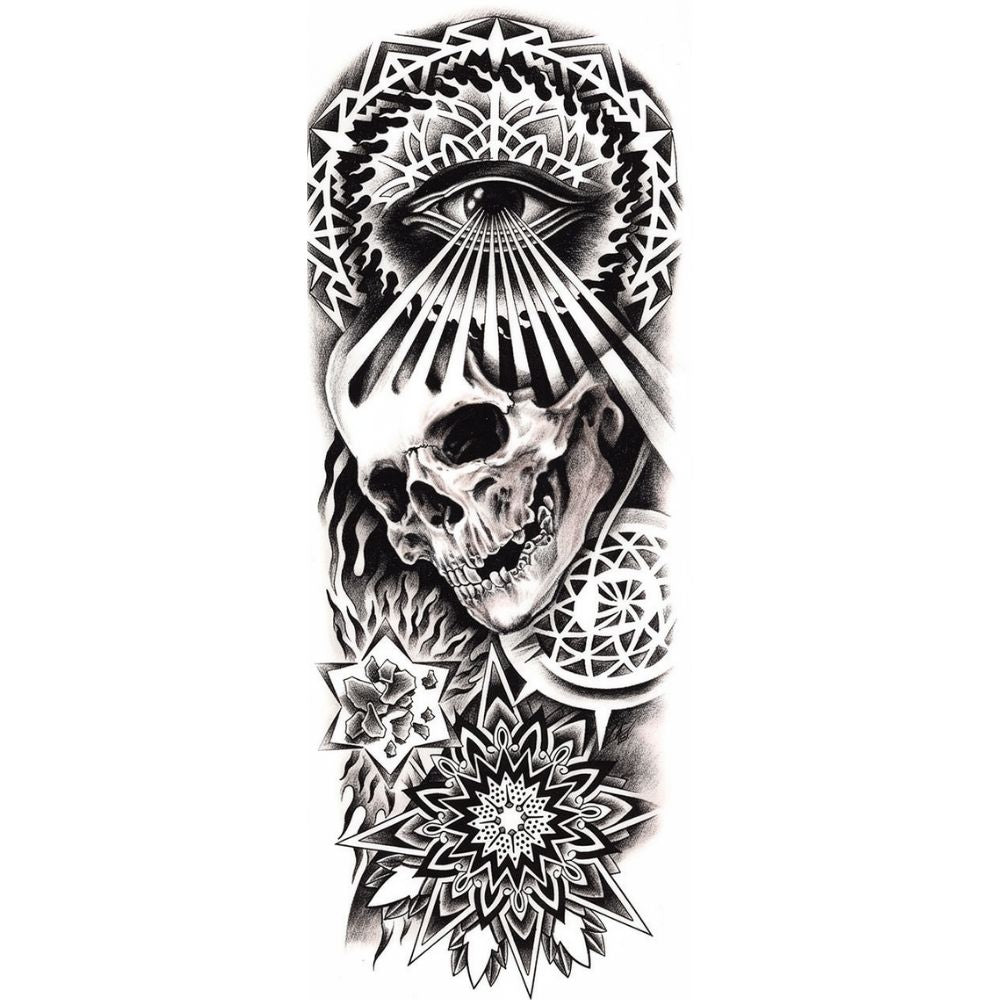 All-Seeing Eye, Skull & Mandala