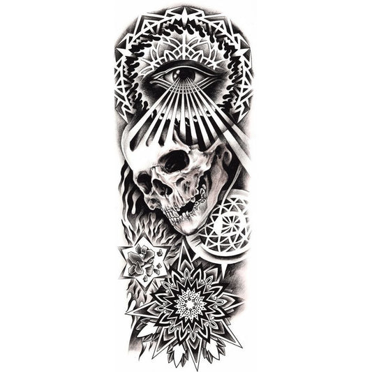 All-Seeing Eye, Skull & Mandala