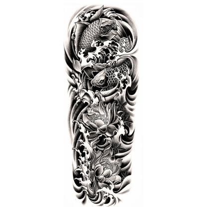 Koi, Lotus & Waves