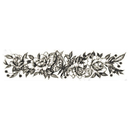 Floral and Butterfly Botanical Band