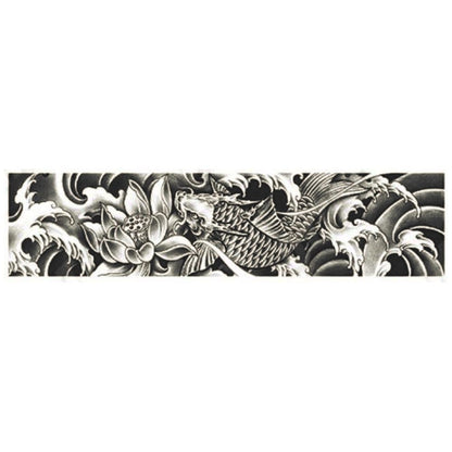 Japanese Koi Fish And Lotus Band