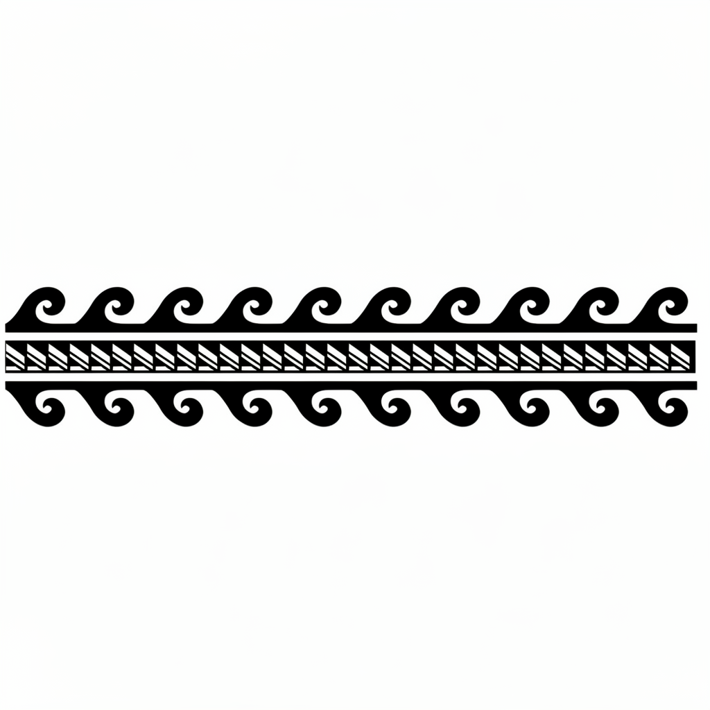 Greek Key Wave Band