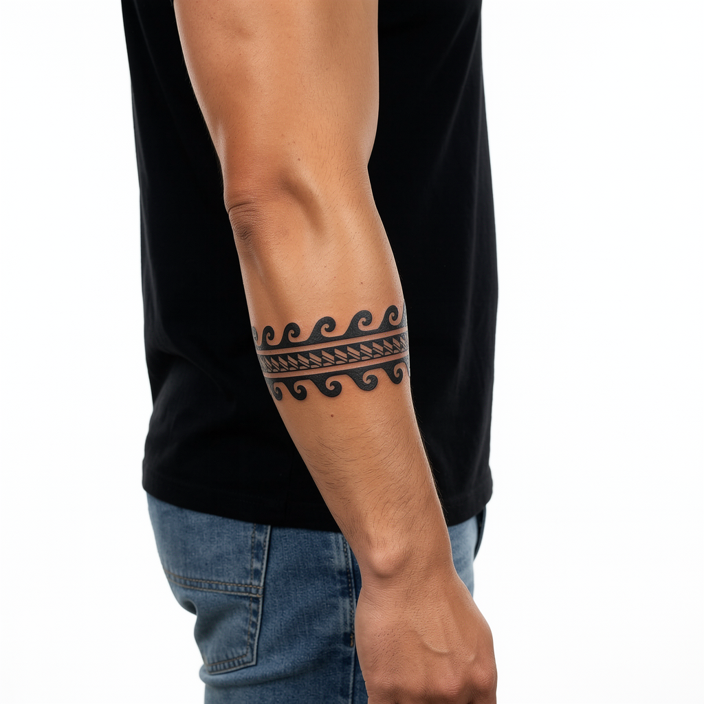 Greek Key Wave Band