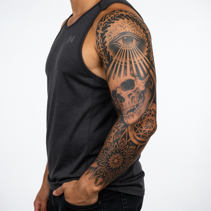 All-Seeing Eye, Skull & Mandala