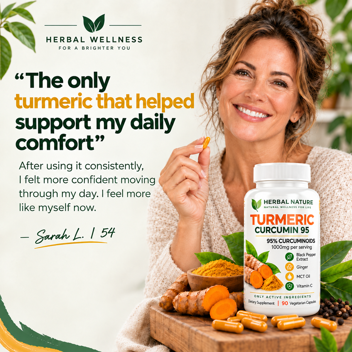 Turmeric Curcumin Capsules (1,000mg)