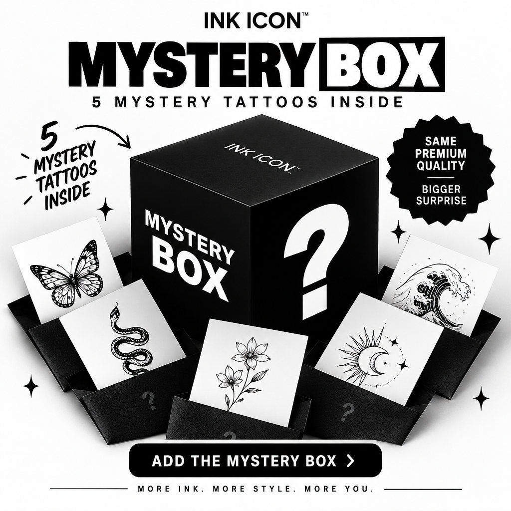 Add 5 MYSTERY Tattoos for just £19.95