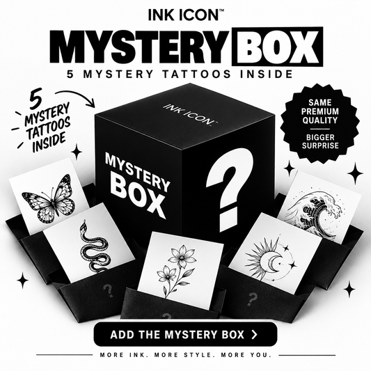 Add 5 MYSTERY Tattoos for just £19.95